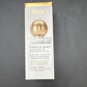 TRULY Gold and White Vanilla Baby Body Oil